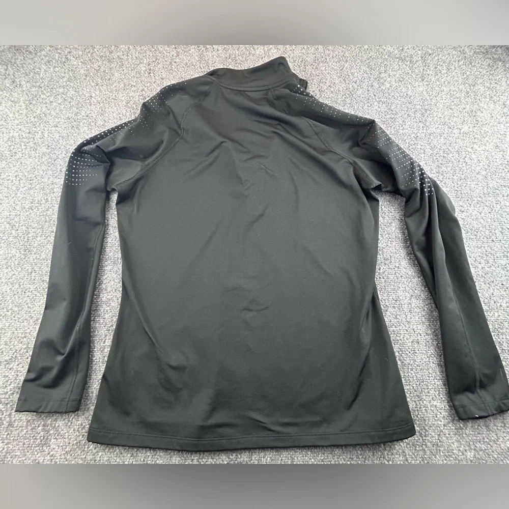 Nike Women’s Dri Fit 1/4 Zip Sweatshirt Charcoal Size Large Running